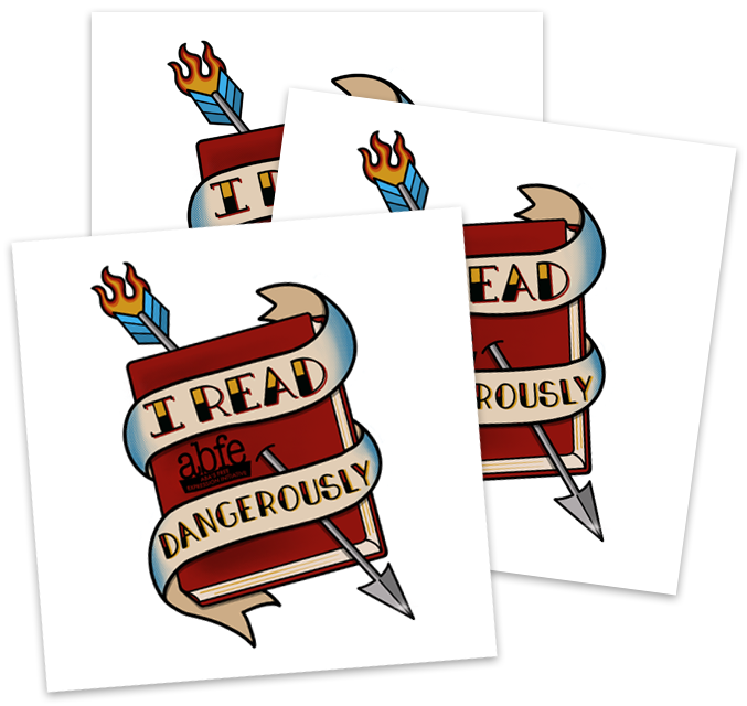 I Read Dangerously Tattoo